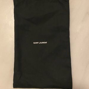 Saint Laurent and Chanel dust bags